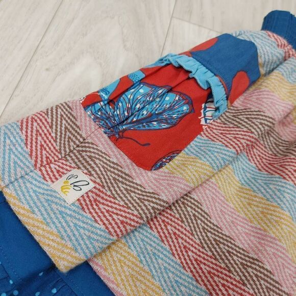 Wild Flowers School Spirit Skirt Girls Size 6 Striped Polka Dot Ruffle Floral. - Picture 2 of 9